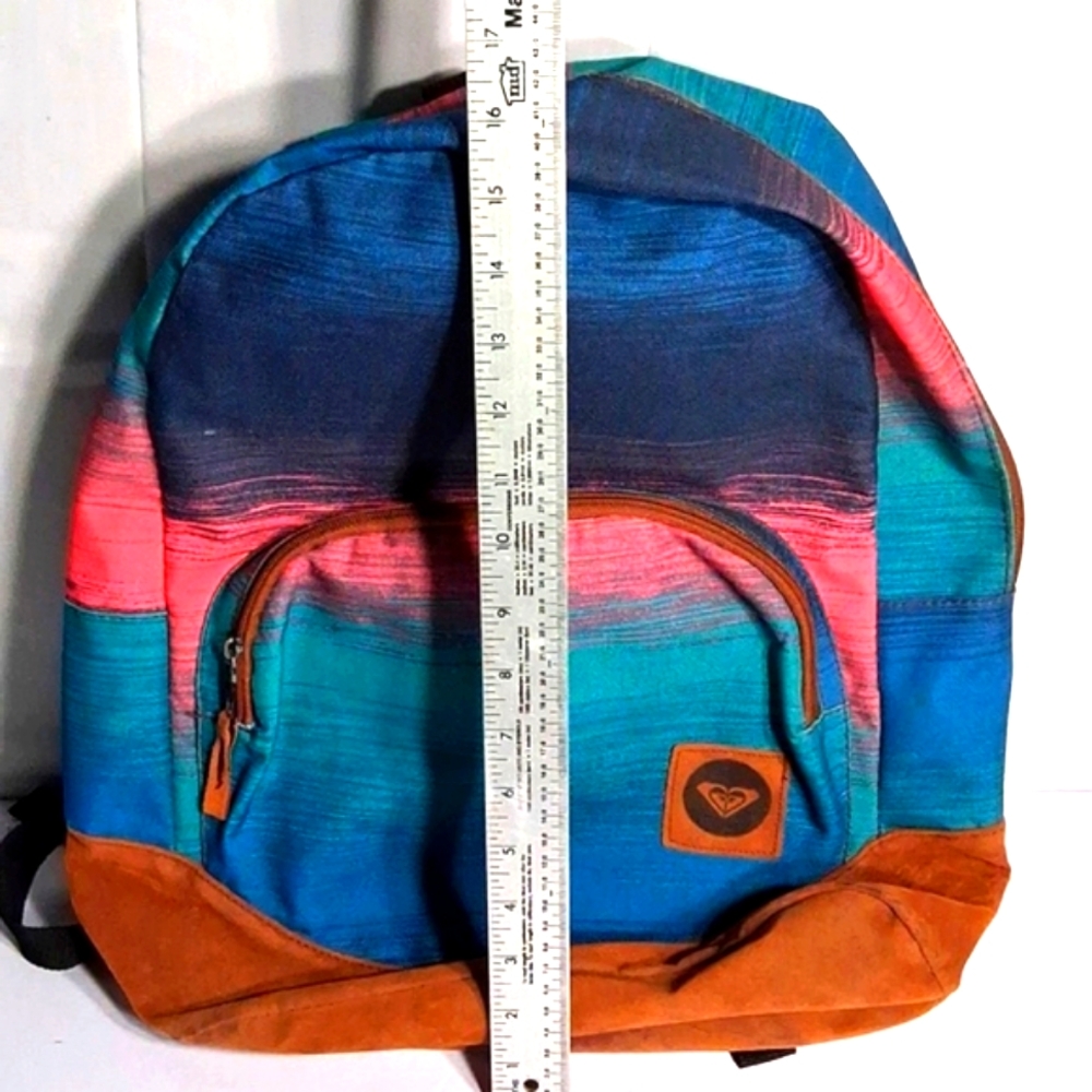 Roxy Funkadelic Bold Colorful Large Adjustable Backpack - Picture 12 of 12